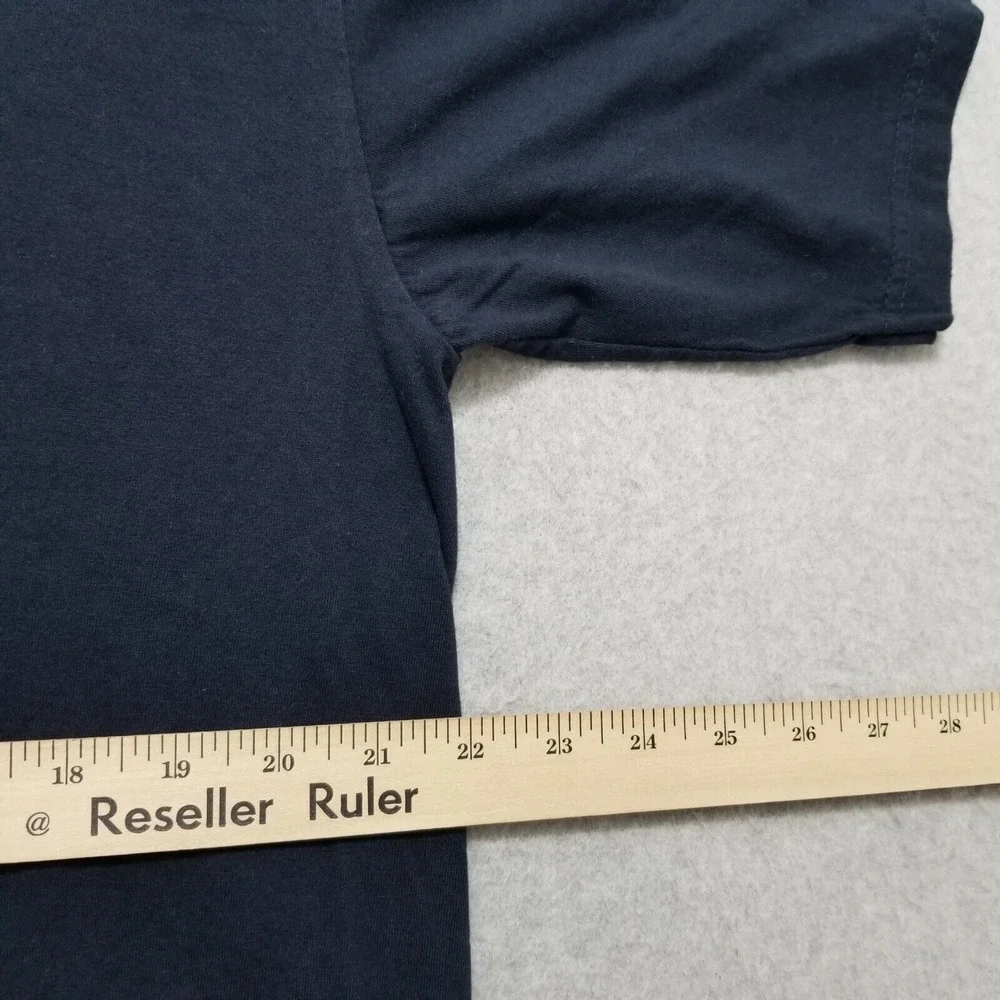 Banana Republic Shirt Mens Large‎ Blue Short Sleeve Crew Neck